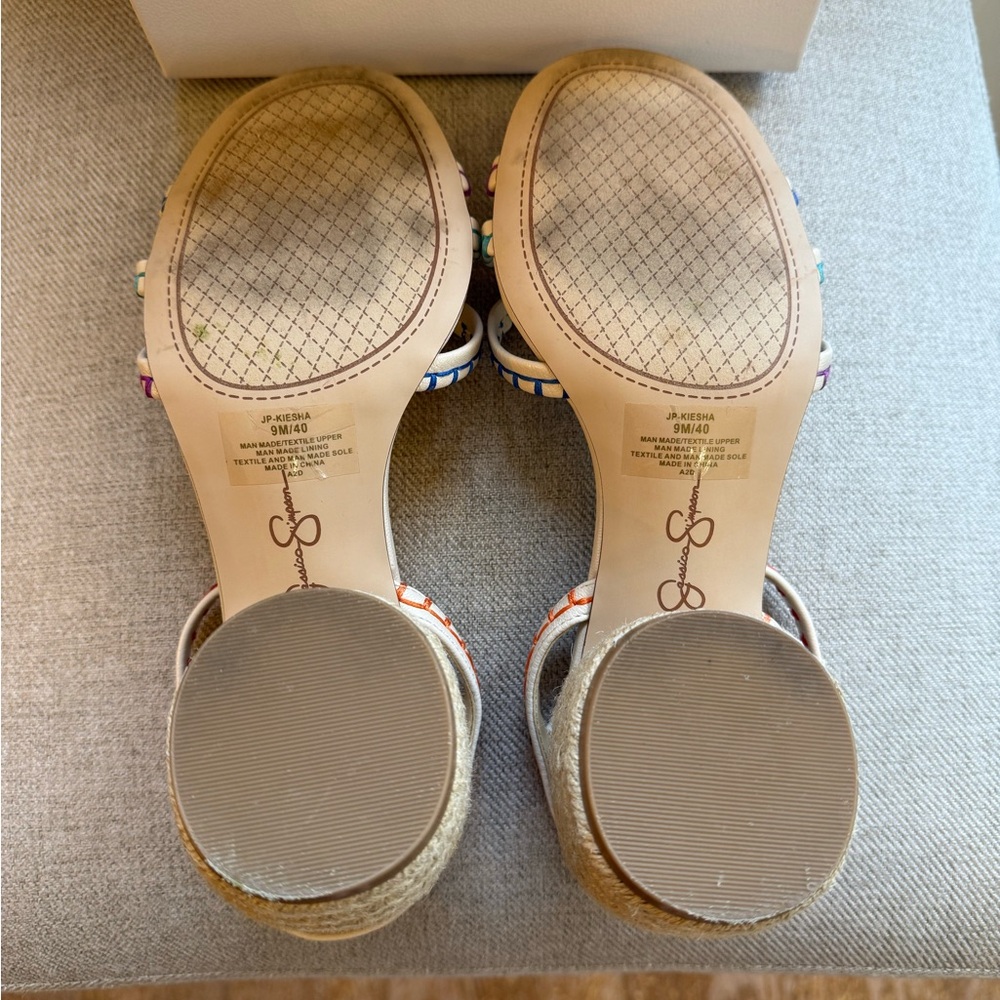Jessica Simpson Keisha Sandal - Size 9 - Like New - Picture 6 of 8